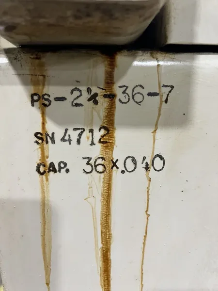 FEEDLEASE 36&quot; X .040&quot; POWERED STRAIGHTENER, STOCK# 14060JB