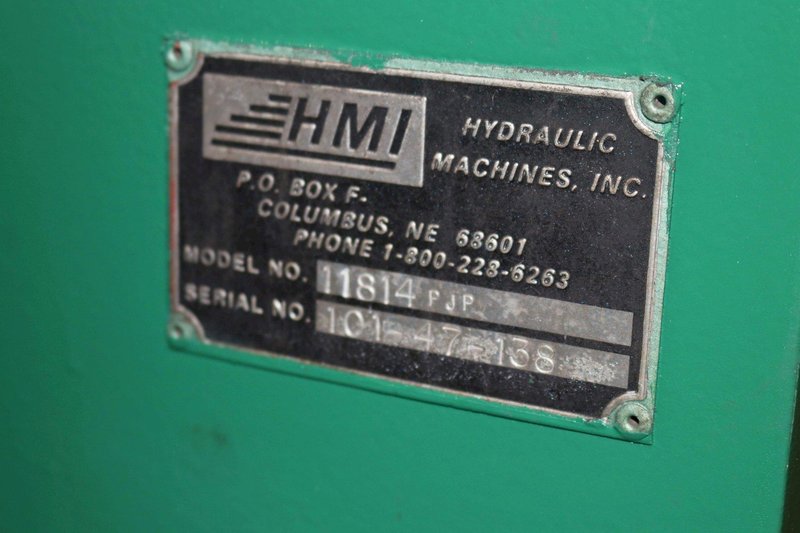 118 TON HMI HYDRAULIC PRESS: STOCK #72624