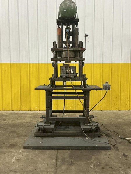 12 TON PNEUPOWR AIRAM MODEL #4P12 PNEUMATIC PRESS 3” STROKE: YOBRO #24862