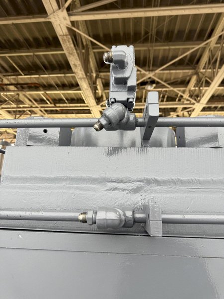 300 TON M&amp;N 4-POST HYDRAULIC HOBBING PRESS. STOCK # 1224124.