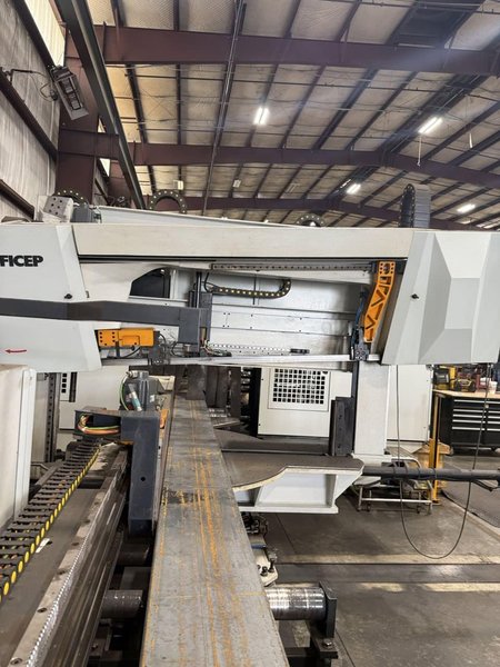 Ficep Valiant Steel Processing Line with 453 VLB Beam Drill &amp; K100E Band Saw, 2021/2023