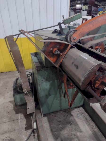 10,000 LB X 24&quot; JAYBIRD MODEL CRM 10-2460 MOTORIZED UNCOILER COIL REEL: STOCK #22386