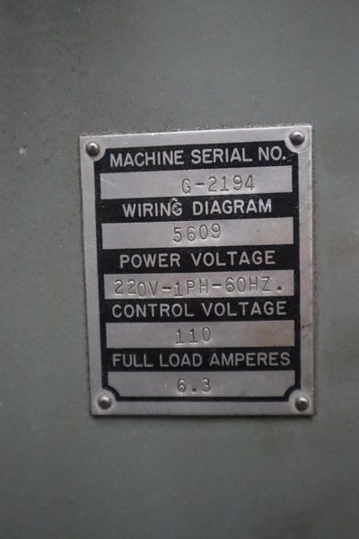 Moore #3 Model G-18 Jig Grinder with Sony 2-Axis DRO- Auction Item