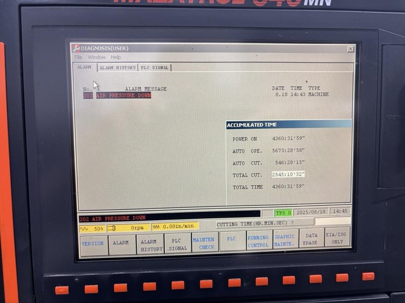 Mazak VTC 300C VMC, 2011 – 15K RPM Spindle, Chip Conveyor