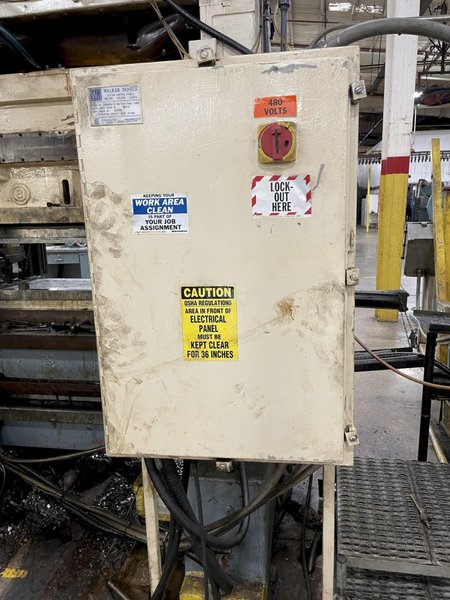 110 TON BROWN &amp; BOGGS MODEL HP2-110 SRAIGHT SIDE PRESS: STOCK #15350
