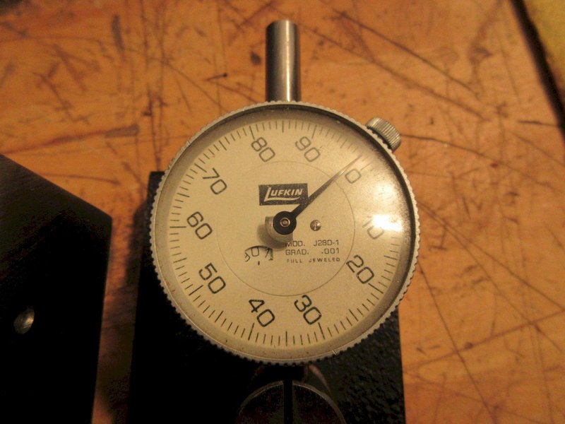 Repco Adjustable Angle Dial, Lufkin .001 Travel Indicator w/ Wood Box- Auction Item