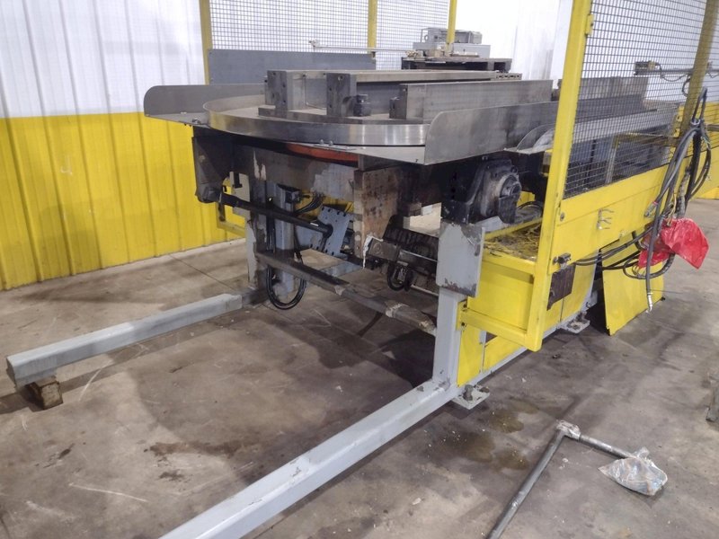 74" X 74" STOELTING MODEL #CSW8121 AUTOMATIC WASHER, WITH FLIP-UP DIE STATION POWERED INFEED, NEW 2012: YOBRO #25172