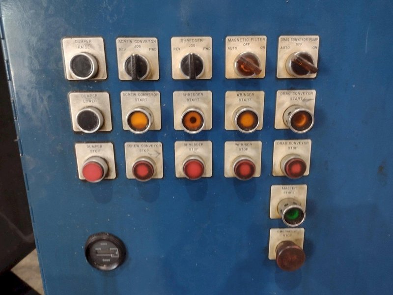 INTER-SOURCE MODEL #CA-6200F CHIP SHREDDER, SPINNER PROCESSING &amp; OIL RECOVER SYSTEM: STOCK #23374