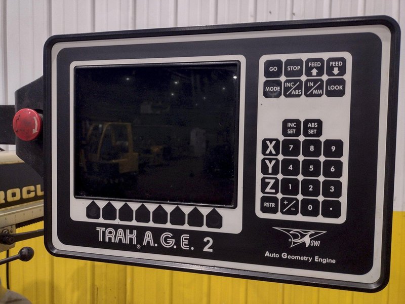 WILLIS\ MODEL #MICRO CUT 1050 CNC TRAK AGE2 CONTROL RAM TYPE MILL: YOBRO #24806