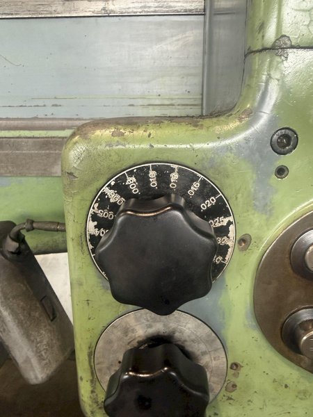 5' X 15" WEBO RADIAL ARM DRILL. STOCK # 0222126