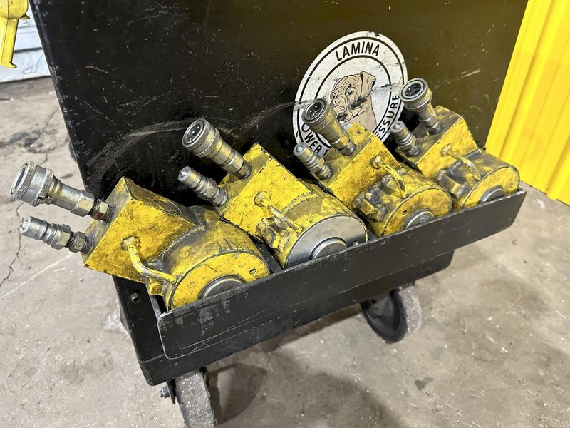 80,000 LBS ANCHOR-LAMINA 4-CYLINDER PORTABLE HYDRAULIC DIE SETTING &amp; SEPARATING SYSTEM: STOCK #18989
