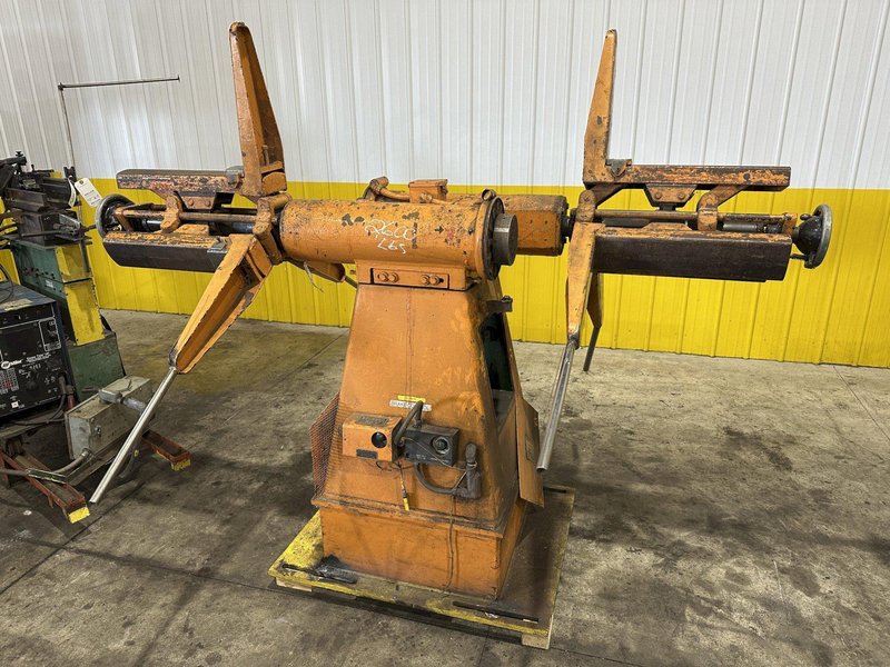 2500 LBS X 24&quot; COOPER WEYMOUTH DOUBLE END PULL-OFF COIL REEL UNCOILER: STOCK #22620