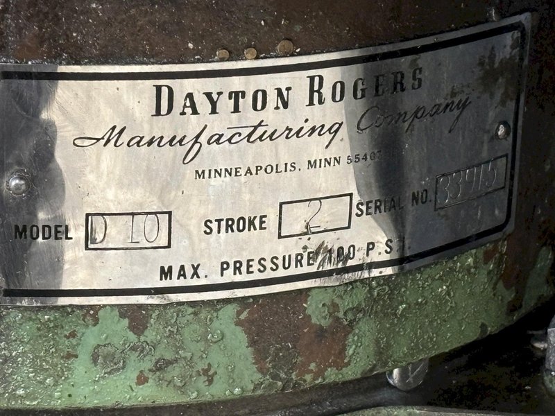 35 TON BLISS MODEL #C35 AIR CLUTCH OBI PUNCH PRESS, 3" STROKE: STOCK #21171