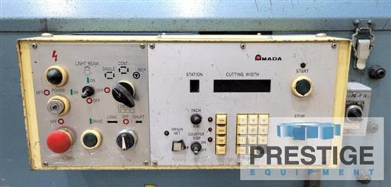 Amada M-2060 1/4" x 6'5" Mechanical Powered Squaring Shear