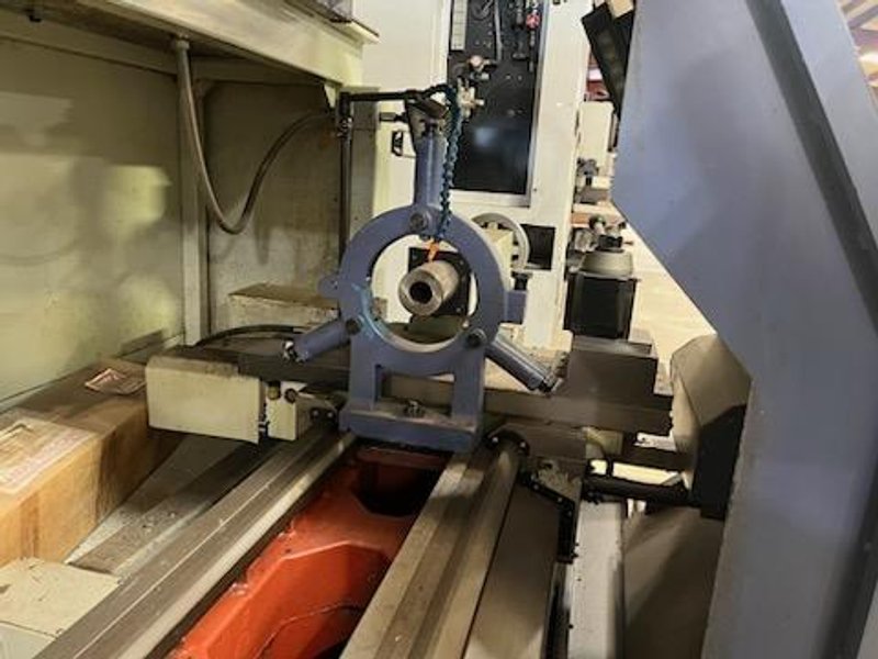 Hwacheon, Mega 58, CNC Flatbed Lathe, Fanuc 21i-T Control, 2002