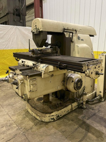 #4 CINCINNATI TABLE TYPE HORIZONTAL MILLING MACHINE: YOBRO #25675