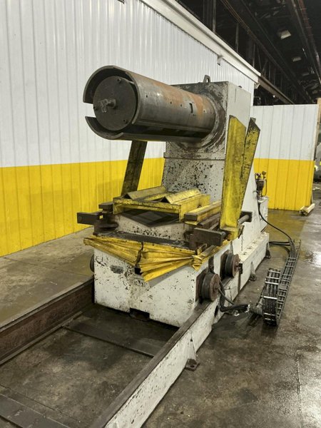 30,000 LBS X 36" PERFECTO COIL FEED LINE, COIL REEL UNCOILER &amp; STRAIGHTENER: YOBRO #24871