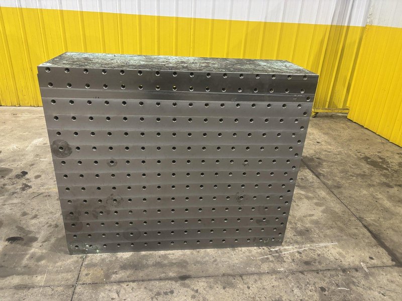 49.5" X 41.25" X 19" DRILLED AND TAPPED ANGLE PLATE EXTENSION: STOCK #22134