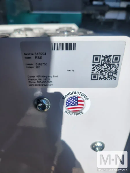 Conair PF-6 Vacuum Material Conveying System MFG 2021 Only used for testing