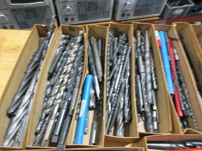 HSS Straight Shank &amp; Morse Taper Drills 1/8" - 1-1/2- Auction Item