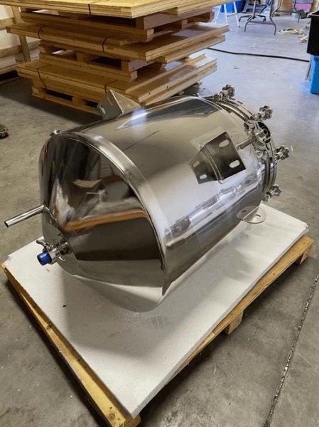 60 Gallon Aptia Engineering Stainless Steel Jacketed Vacuum Reactor Vessel – NEW!