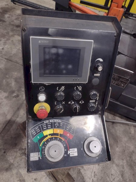 16&quot; X 28&quot; COSEN MODEL #SH-710LDM HORIZONTAL 60° MITERING BAND SAW: STOCK #23643