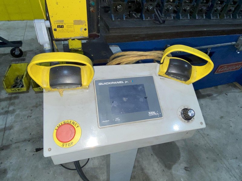 11 STAND X 1.5&quot; ARDCOR MODEL #M10E-R U-JOINT DRIVE ROLLFORMER 12&quot; ROLL SPACE: STOCK #20798