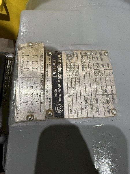 10&#039; X 1/4&quot; BERTSCH MODEL #7A INITIAL PINCH 3 ROLL MECHANICAL PLATE BENDING ROLL: YOBRO #23745