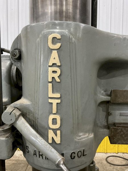 5' X 11" CARLTON MODEL #1A RADIAL ARM DRILL: YOBRO #25176