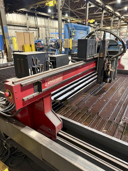 10' X 20' VICTORY/HYPERTHERM HPR260XD 260 AMP HY-DEF PLASMA TABLE (2014). STOCK # 0112426