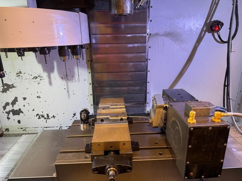 Haas VF-1 VMC, 2016 – Probe, 4th Axis