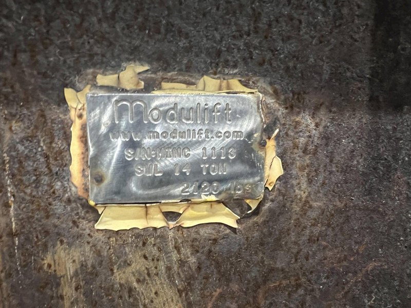 14 TON (28,000 LBS) X 27' MODULIFT LIFTING BEAM SPREADER BAR: STOCK #22308