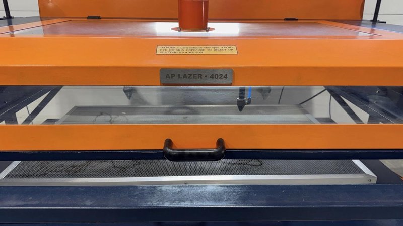 80 Watt AP Lazer 4024 CO2 Laser Engraver, 2010 – 40″ x 24″ Bed, Updated Controller