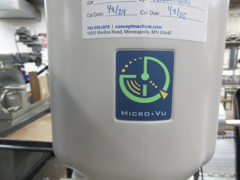 Micro-Vu Sol 161 Manual Optical Measurement System with PC Operating System- Auction Item