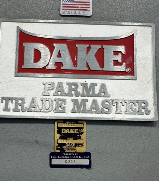 20" DAKE PARMA TRADEMASTER VERTICAL BANDSAW: STOCK #21091