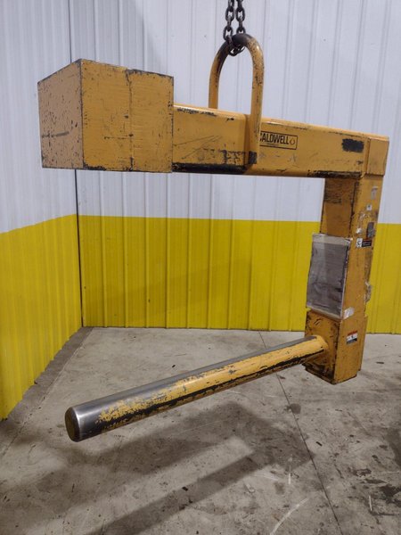 4 TON CALDWELL MODEL#81P-4-50 C HOOK ROLL LIFTER: STOCK #22715