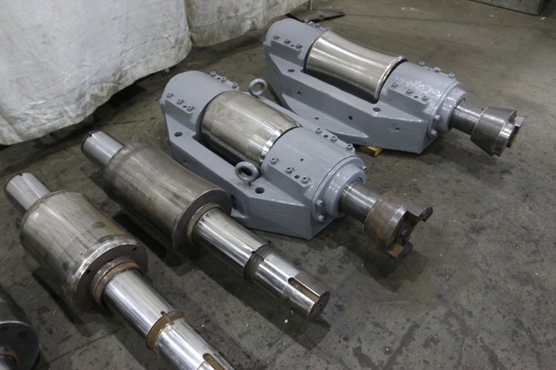 3-1/2&quot; MEECO MODEL HD2 2-ROLL ROTARY BAR STRAIGHTENER: STOCK #10457