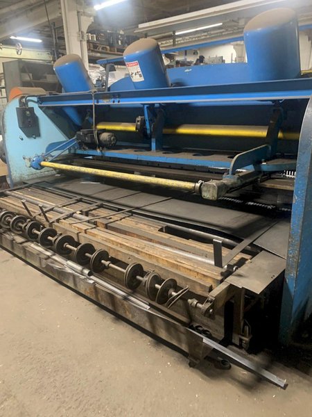 12' X 3/8" CINCINNATI MODEL 2512 MECHANICAL SHEAR. STOCK # 0879626