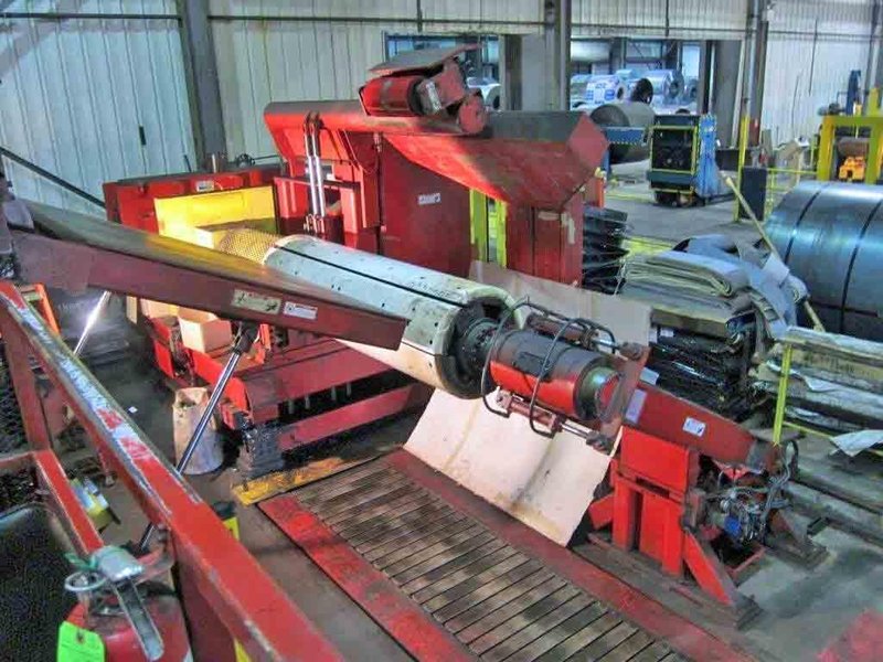 70,000# x 72" Red Bud Recoiler and Coil Car