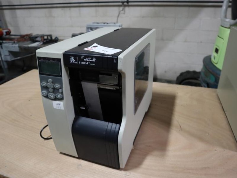 Zebra 110Xi4 Label Printer, 203 dpi, 4" Wide Label Cap- Auction Item
