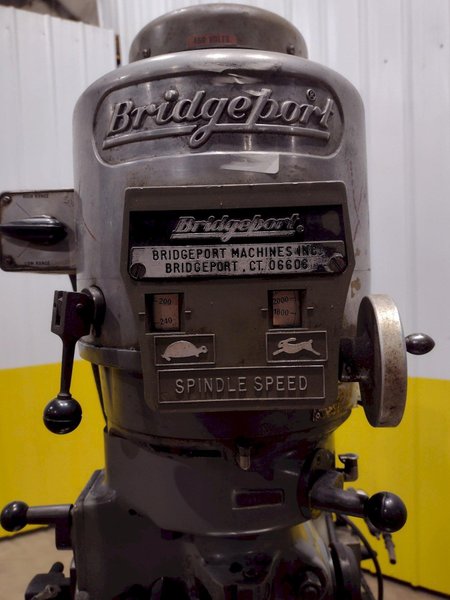 2 HP BRIDGEPORT SERIES II SPECIAL RAM TYPE VERTICAL MILL: STOCK #19945