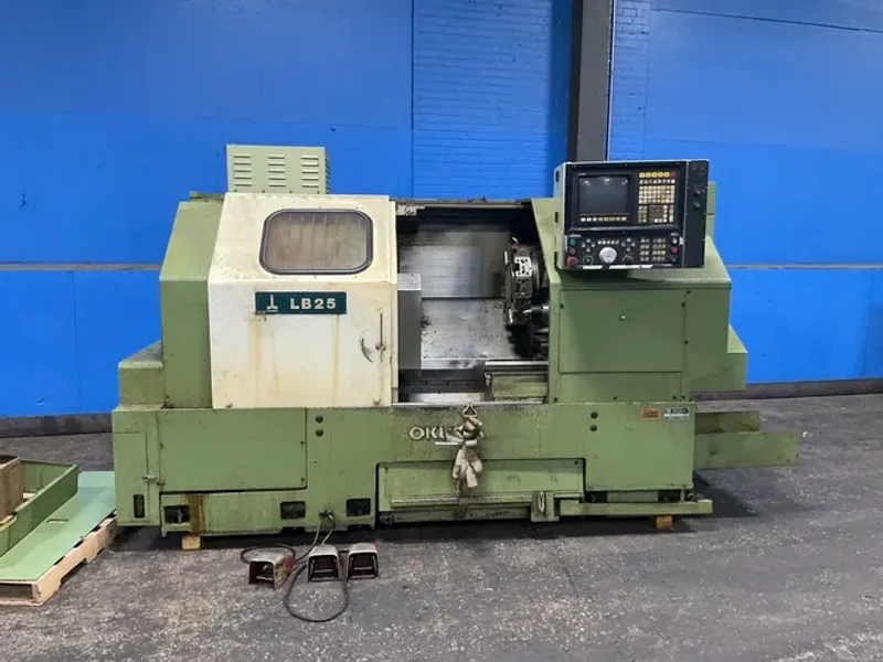 OKUMA 22” X 24” CNC LATHE  -  LB25
