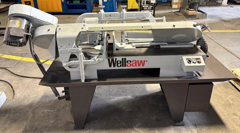 10" x 16" Wellsaw Horizontal Band Saw 1016, 50-275 FPM, 1" Blade, Coolant, 2 HP, Reconditioned