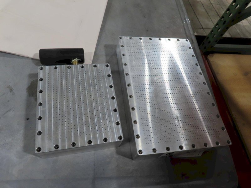 Aluminum Vacuum Fixtures(2), (1) 6"x7" (1) 8"x12"- Auction Item