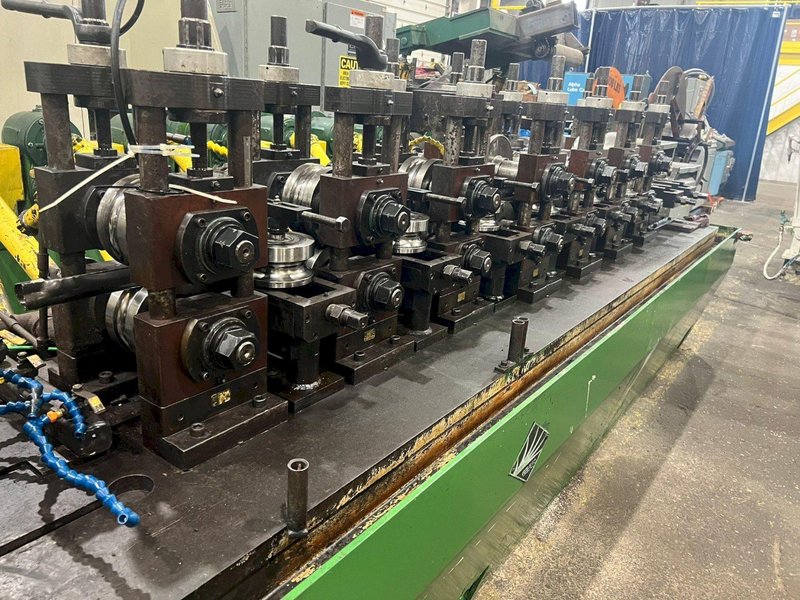 2&quot; x .135&quot; Addison Machine/Elva Solid State Welder Tube Mill Line (2001)
