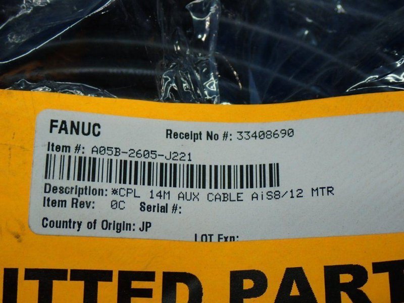 FANUC 14M AIS8/12 AUX CABLE   -  A05B-2605-J221
