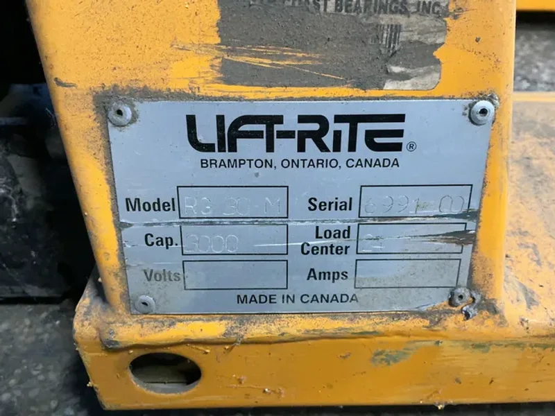 LIFT-RITE 3000 LBS ERGO 3000 NOMIC PALLET JACK   -  RG30M