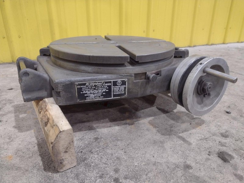 15&quot; BRIDGEPORT MODEL #15 ROTARY TABLE: STOCK 22437