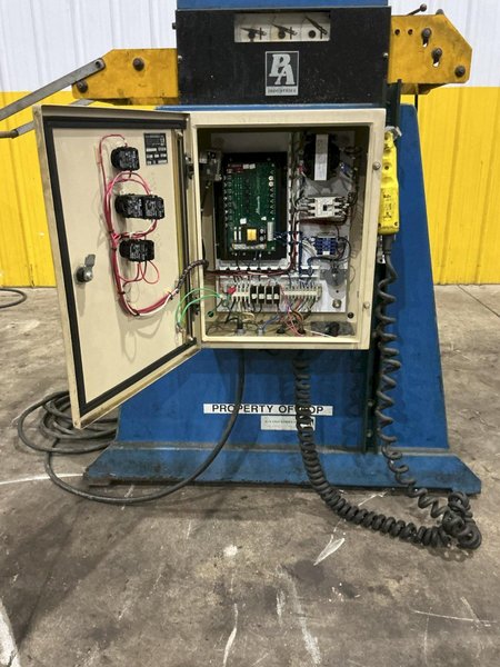 12" x .125" PA INDUSTRIES  MODEL #SS127S 7 ROLL POWERED COIL STRIP STRAIGHTENER : YOBRO #26183