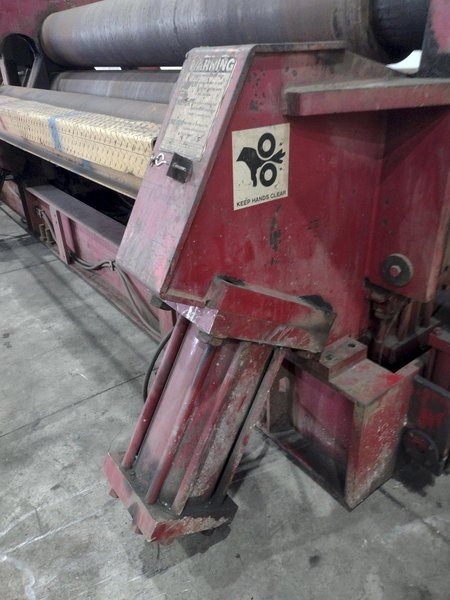 10' X 1" MONTGOMERY MODEL #4R-120100 4-ROLL HYDRAULIC PLATE BENDING ROLL: STOCK #17021